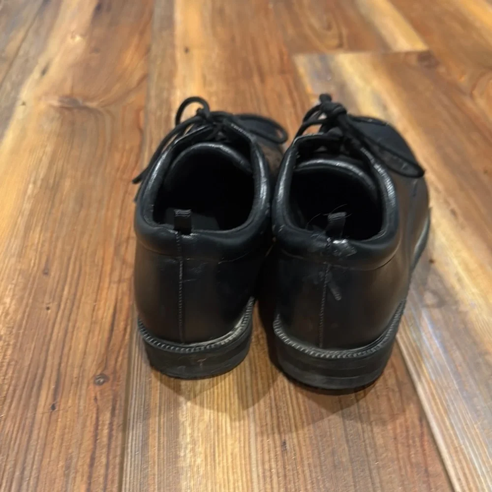Classic Black faux Leather Boys shoes